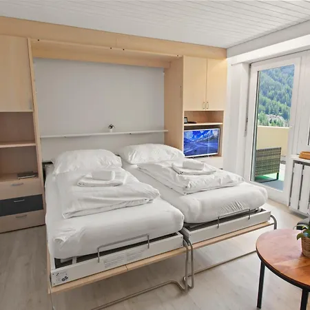 Appartamento Lumineux Avec Superbe Terrasse Et Vue Leukerbad